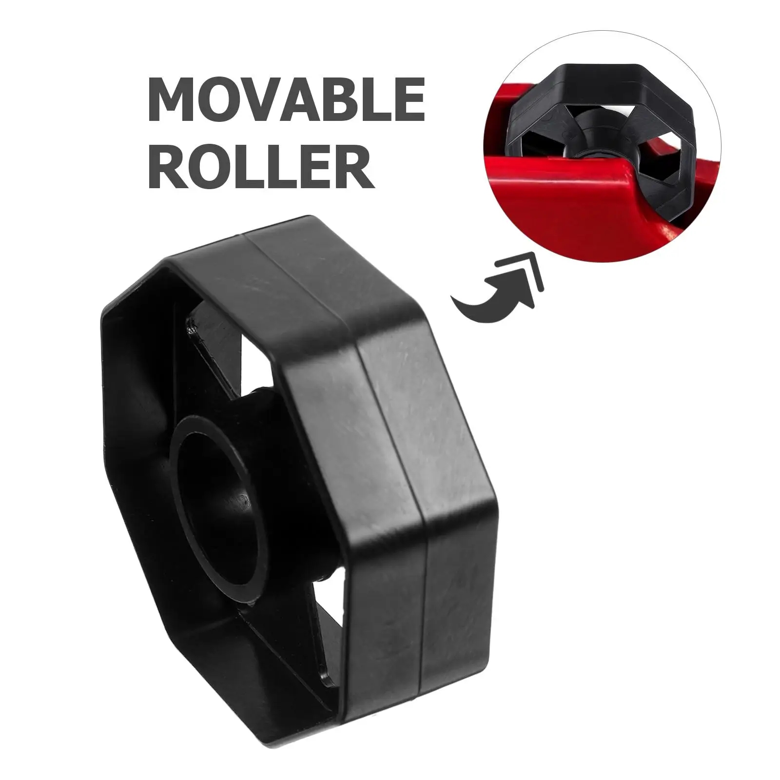 3 комплекта, сменный роликовый сердечник диспенсера черной ленты для держателя клея, подвижная конструкция ролика, сменное колесо