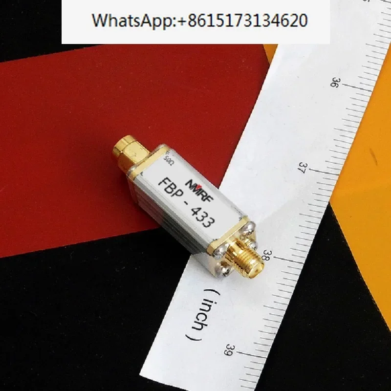 433 (400 ~ 475) MHz bandpass filter, ultra small volume, SMA interface