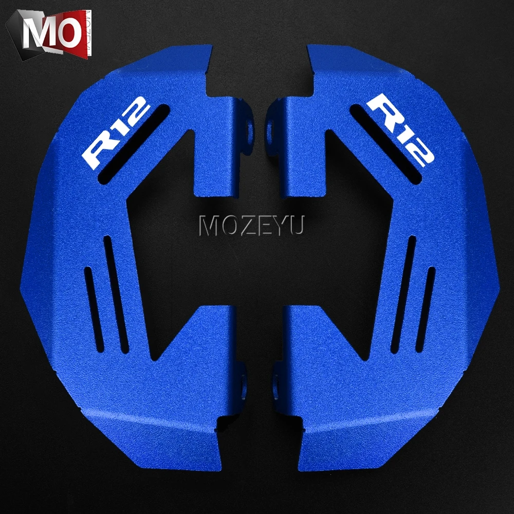 ل BMW R12 nineT R12S M1000XR M1000 XR 2024 2025 2026 دراجة نارية الجبهة الفرجار غطاء حماية حامي R nineT RnineT 2014-2023