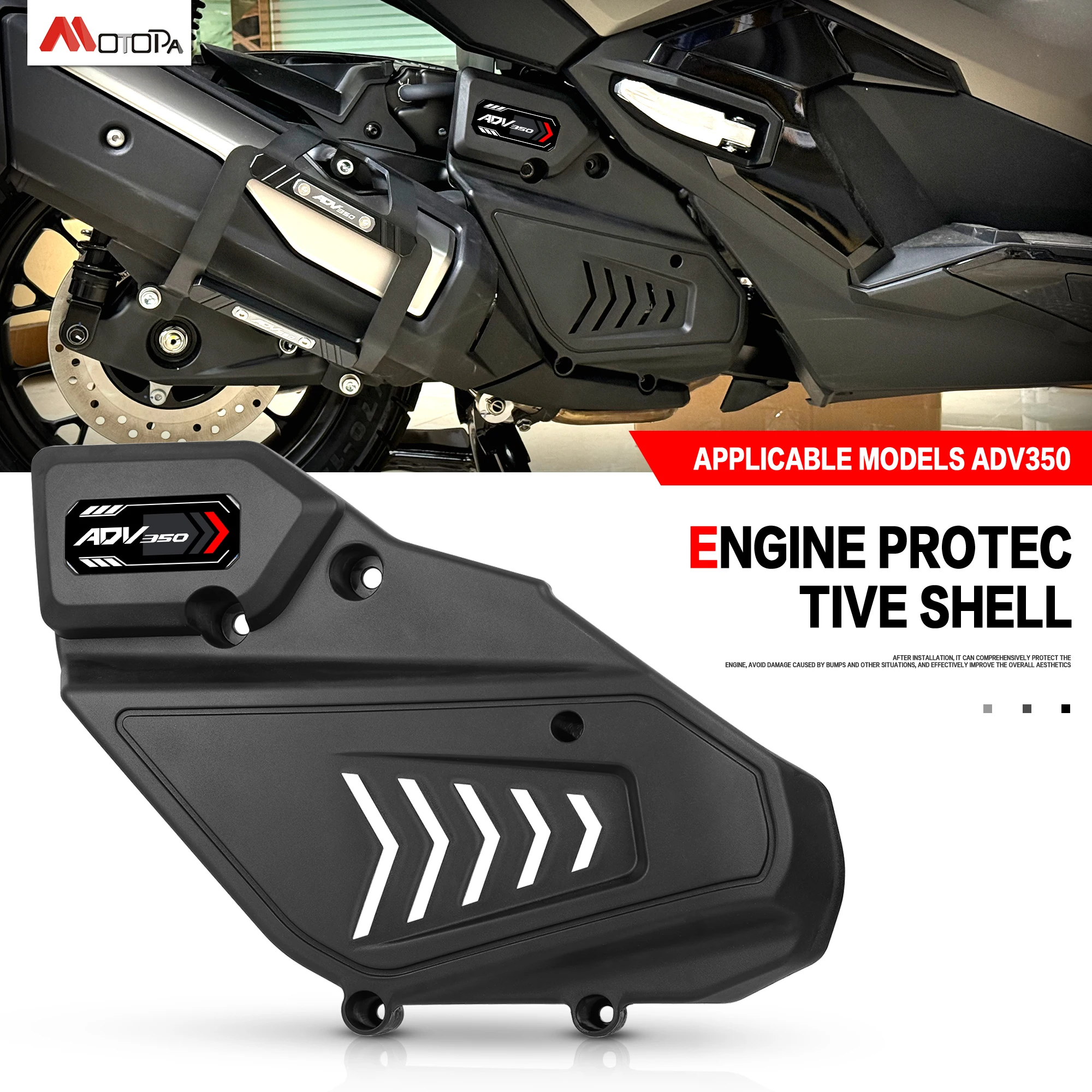 For Honda ADV350 NSS350 FORZA350 Motorcycle Accessories Water Pump Cover Guard Protector Engine Oil Anti-theft Cover