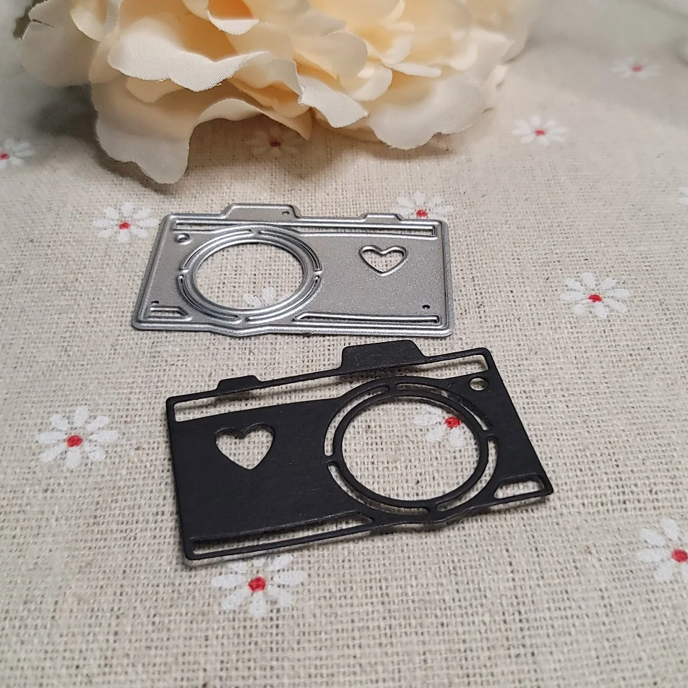 Small Camera Metal Cutting Dies for Scrapbooking DIY Manual Album Production Tool Camera Die Cuts 2023 New