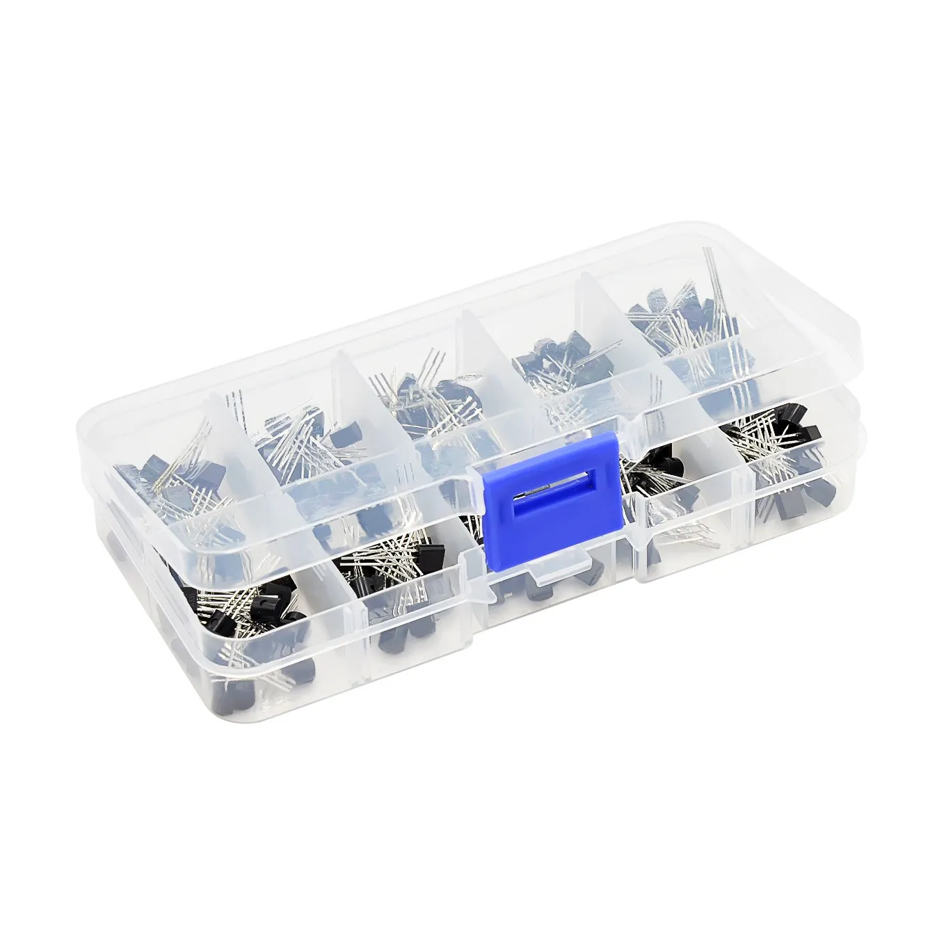 200PCS Transistor BC327 BC337 2N2222 2N2907 2N3904 2N3906 S8050 S8550 A1015 C1815 10 Values Transistors kit TO-92 New Original
