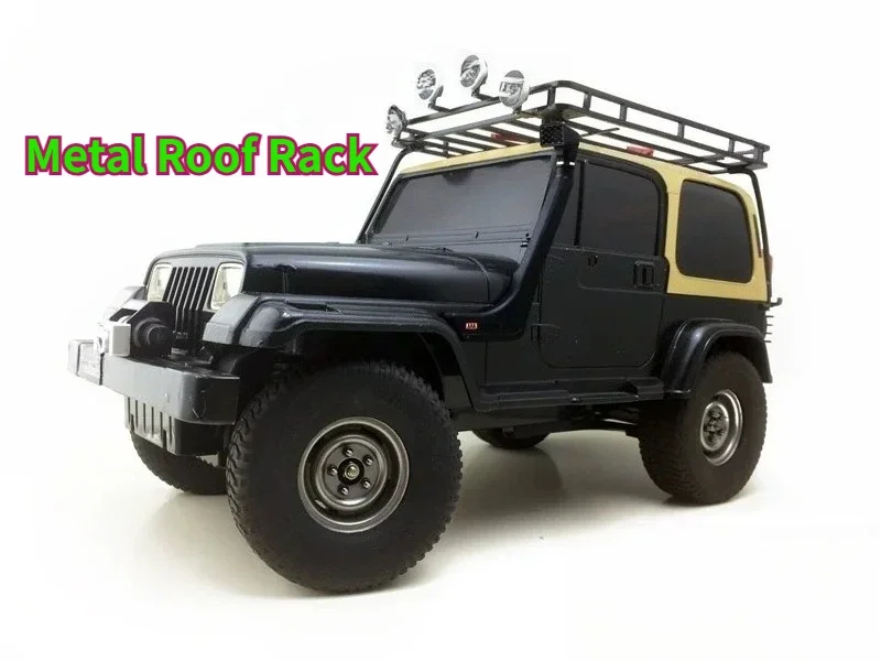 1/10 RC Rock Crawler Custom Metal Roof Rack For Tamiya CC01 Body Shell Realistic Offroad Appearance Upgrade Decor Accessories