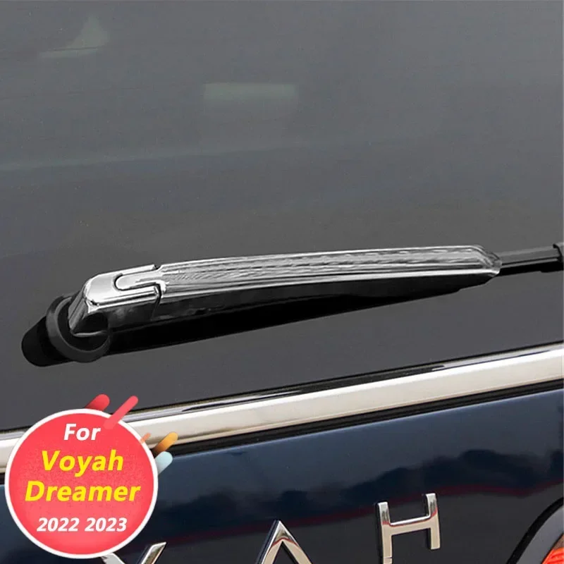

For Voyah Dreamer 2022 2023 Car exterior decoration accessories, rear wiper protective cover DIY sequin sticker