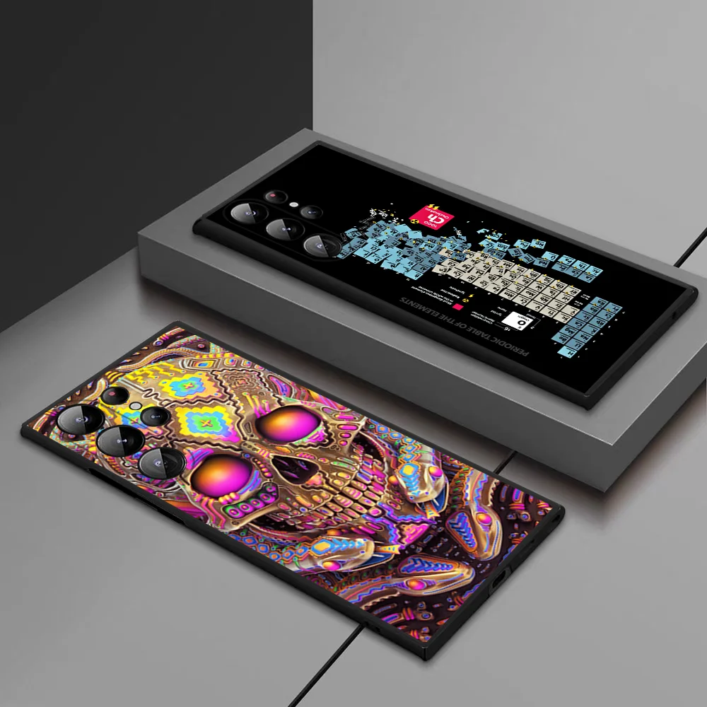 해골 디자인 소프트 실리콘 전화 케이스 이미지