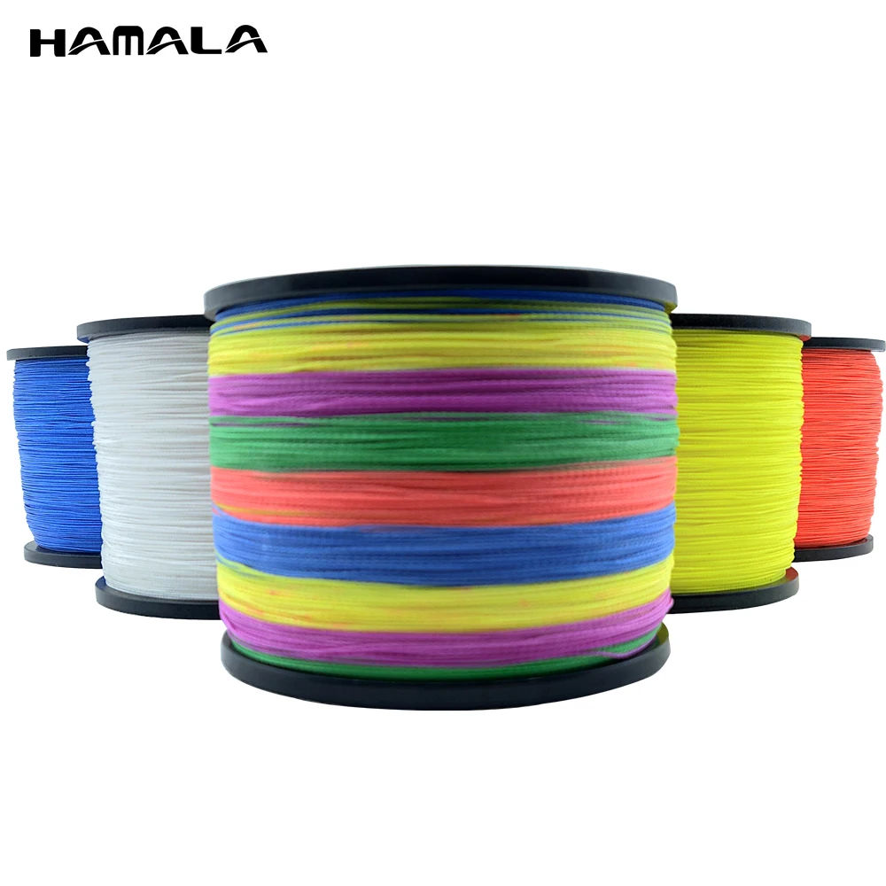 

HAMALA 4 Strands 300M 500M 1000M Braided Fishing line Pesca Carp Multifilament Fly Wire Japanese 100% Pe Floating Line