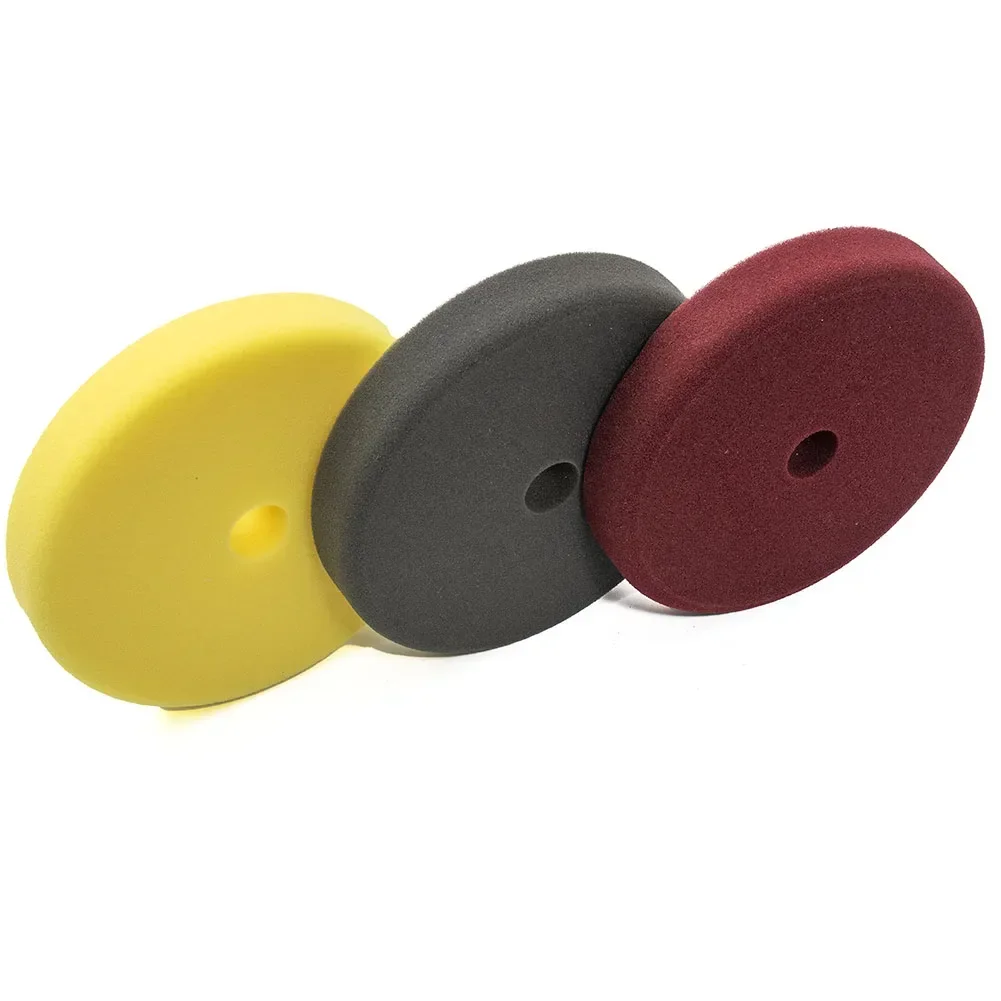 3*Sponge Buffing Pads Foam Polishing Pads Kit 7in Sanding Disc For Car Buffer Polisher Polishing Waxing Power Tool