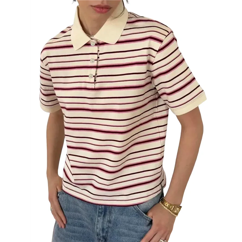 ASDS-Dames Business Casual Tops met korte mouwen Zomer V-hals Werkoverhemden 2025, Getailleerd basic overhemd met kraag