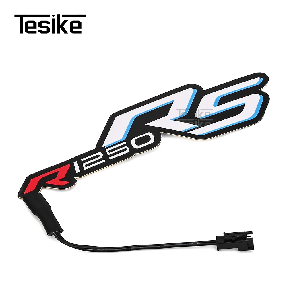 

Люминесцентный логотип, наклейки на мотоцикл, эмблема, светильник для холодной езды для BMW R1200RS R 1250RS R 1250 RS R1200 RS, логотип, аксессуары для освещения