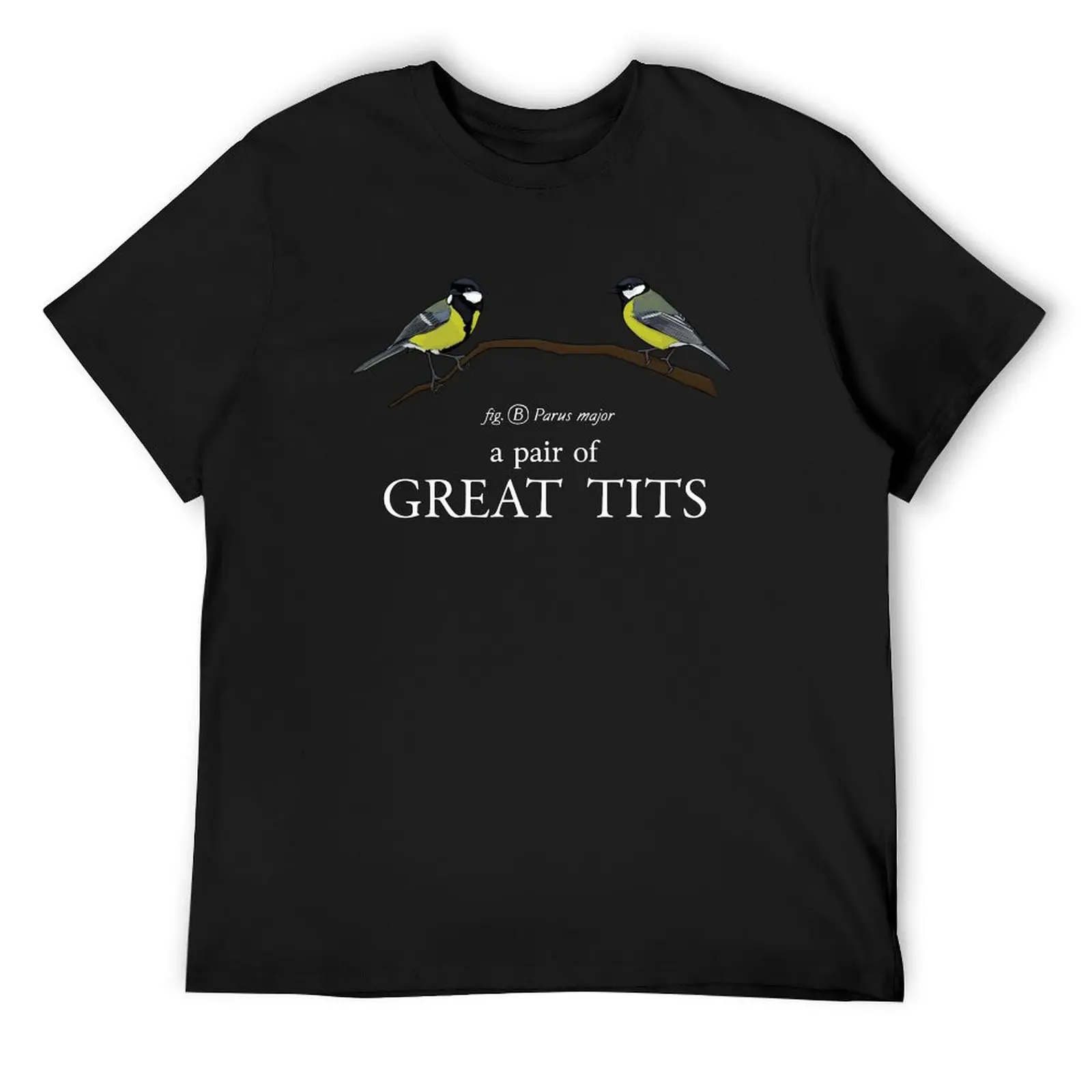 

A Pair of Great Tits T-Shirt rapper graphic tees Short sleeve tee Clothing men workout shirt