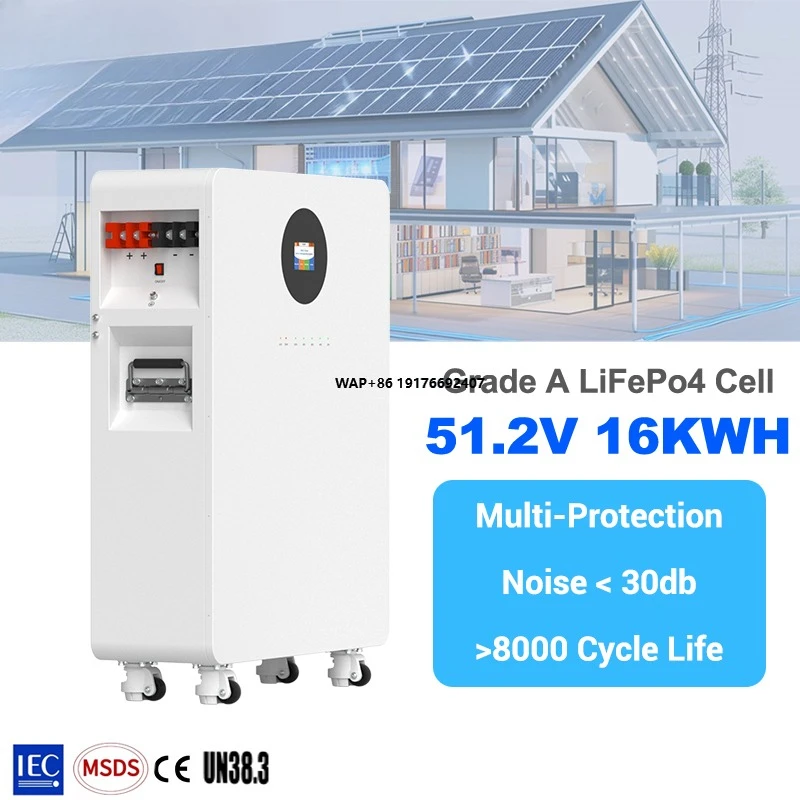 High Quality Rechargeable Lifepo4 48v 300ah Energy Storage Lithium Solar Battery with Blue Tooth