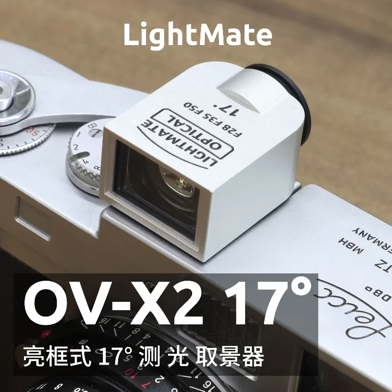 Lightmate Ov-x2 17° Optical Viewfinder Suitable for Film/digital Cameras with Multiple Focal Lengths