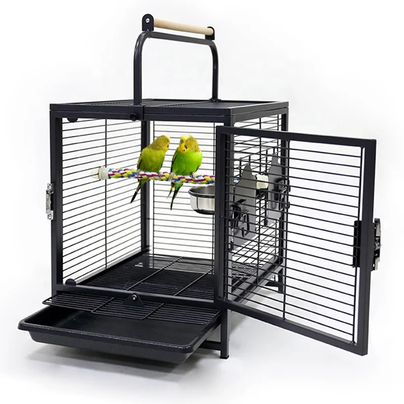 

Custom Parrot High-quality Home Iron Bird Cage Pearly Bird Cage Tiger Skin Phoenix Peony Bird Bedding Accessories