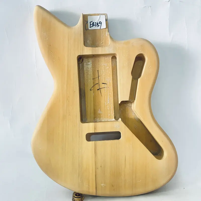 EB359 Electric Guitar Body No Paints in Solid Basswood for Jazz master Style Replace and DIY Unfinished Version Custom Order