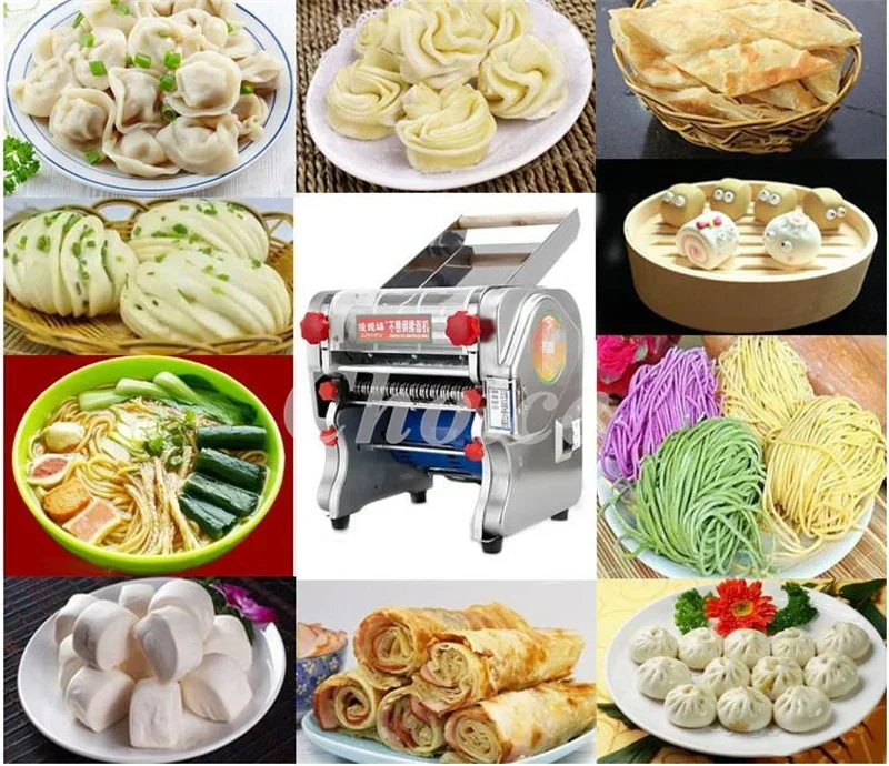 Automatic Mini Fresh Noodle Making Machine  Italy Pasta Maker Noodle Pressing Machine Kneading Machine Dough Roller Sheeter