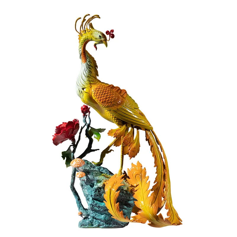 Brass ornaments Ruifeng Chengxiang new Chinese villa home living room housewarming new home decoration