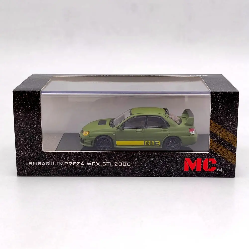 

MC 1/64 For Subaru Impreza WRX STi 2006 Masterpiece Collectibles 13th Anniversary Diecast Model Toys Car Collection Gift