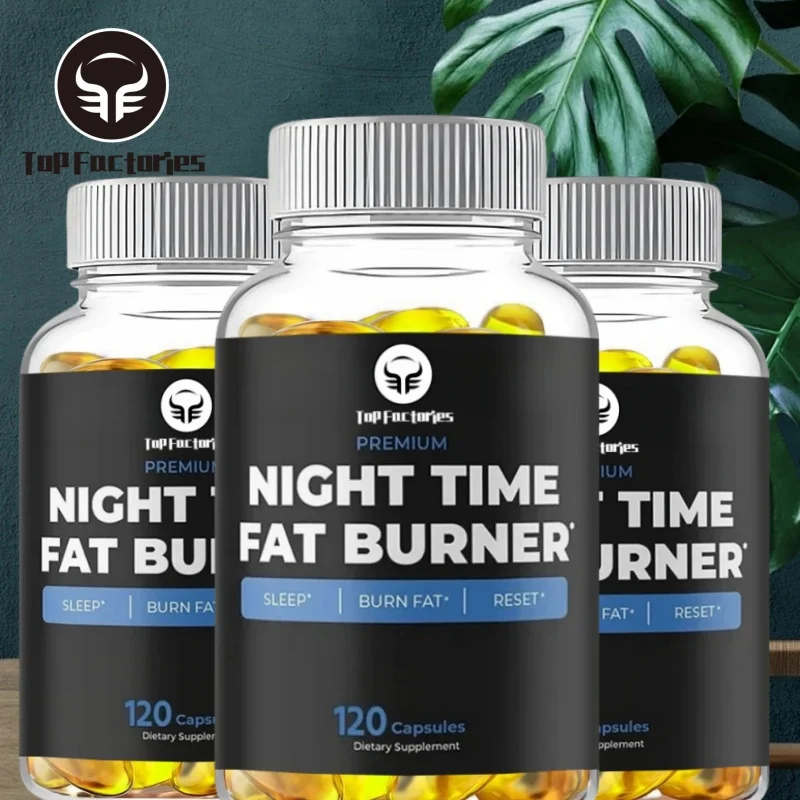 Night fat burner, sleep aid supplement, and appetite suppressant for men and women -120 pills of non stimulant hormone