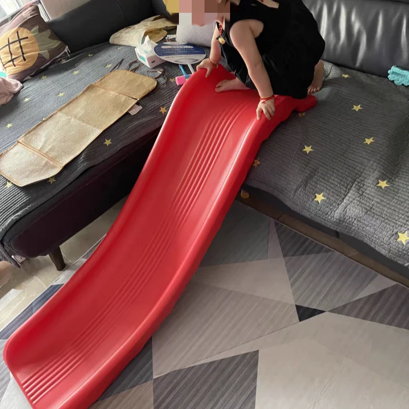 Slide baby balcony thickened plastic slide lift skateboard toy storage