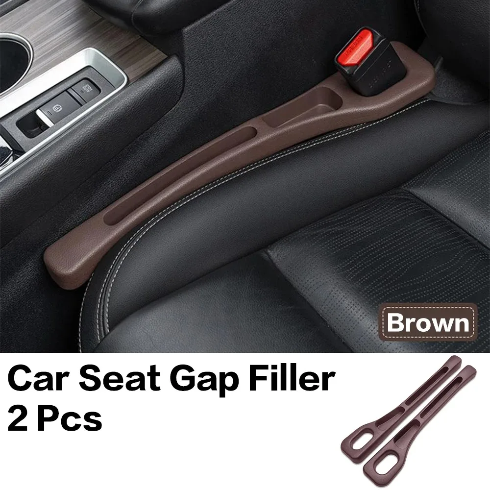 2X รถที่นั่ง Gap FILLER ระหว่างที่นั่งรอยแยกตกแต่งอุปกรณ์ตกแต่งภายในสําหรับ Mercedes Benz E Class W210 W211 W212 W213 E300