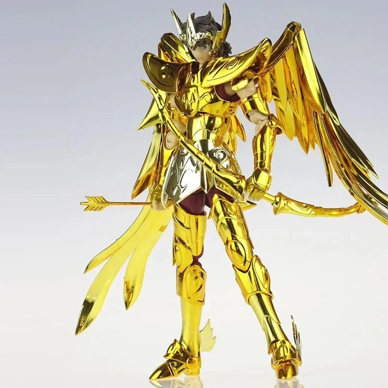 재고 있음 CS 모델 Saint Seiya Myth Cloth EX 2.0 궁수 자리 Aiolos 24K/OCE 골드 기사 조디악 금속 갑옷 액션 피규어 선물