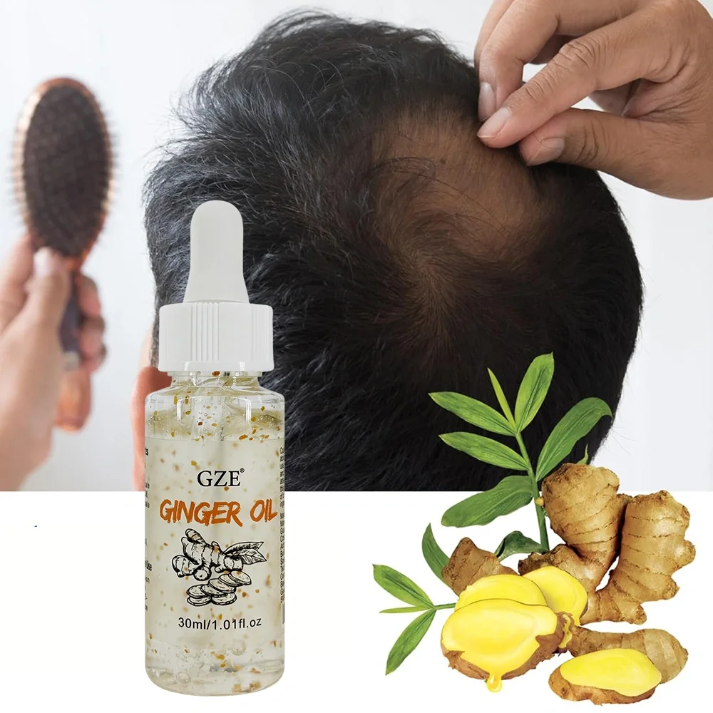 GZE Ginger Oil Strong Hair For All Hair Types Hydrating