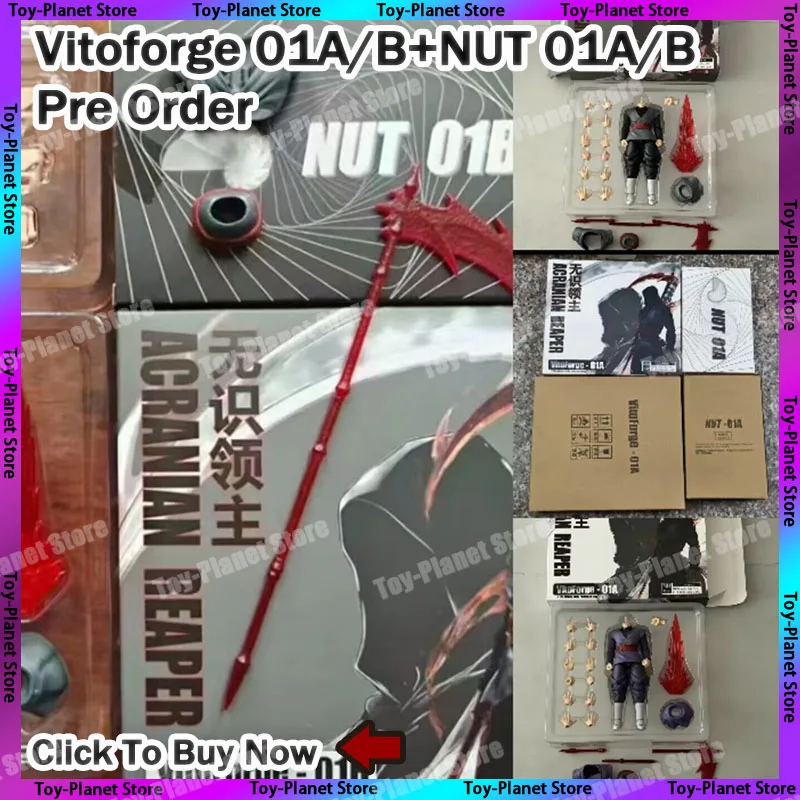 

Pre-sale VitoForge 01A 01B AGRARIAN REAPER Dual Version Action Figure Set NUT 01A 01B 6 inch Collectible Model Toy