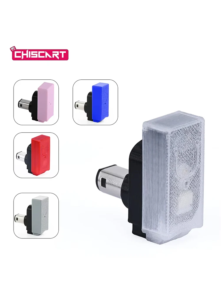 Bezprzewodowy odbiornik Chiscart WavePhoenix z obudową drukowaną 3D do kontrolera Nintendo WaveBird do GameCube i Wii (RVL-001) — zdjęcie produktu 7