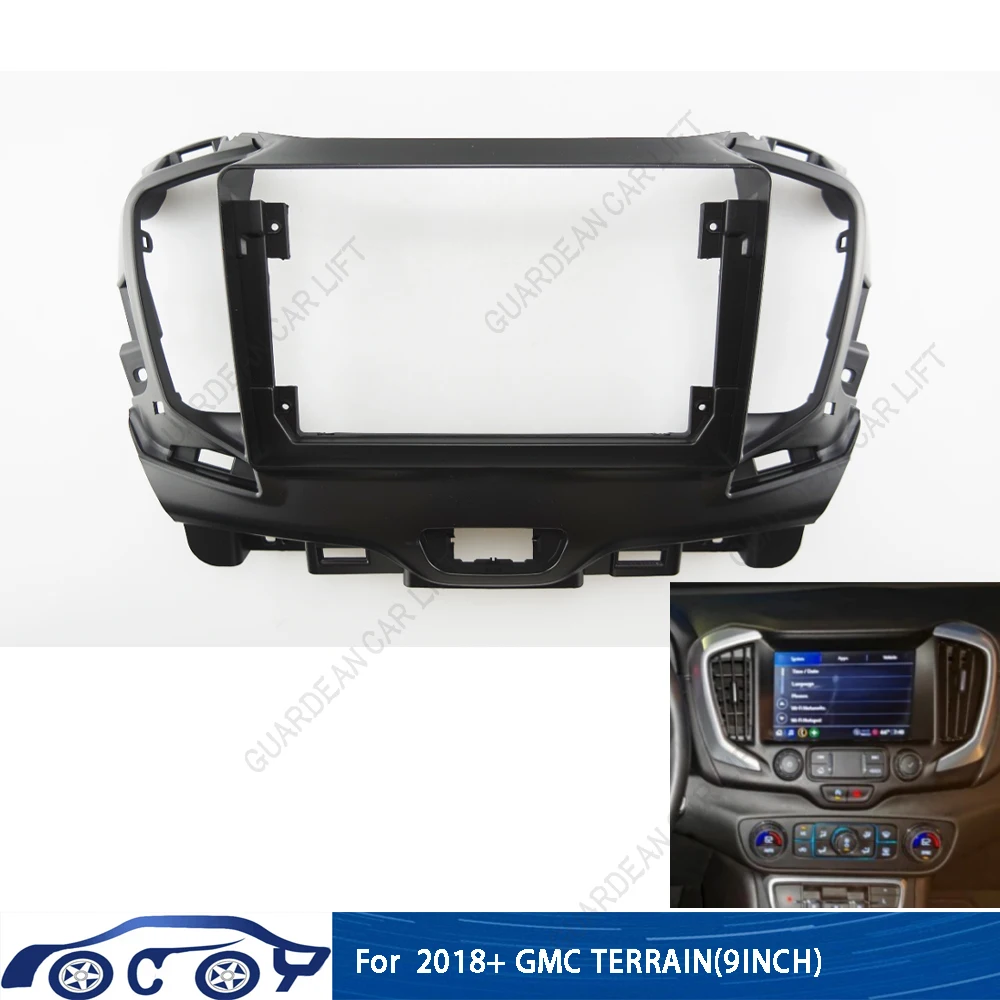 

9 Inch Car Radio Fascias For 2018+ GMC TERRAIN Android Stereo Frame Player 2 Din Head Unit Panel Dash Trim