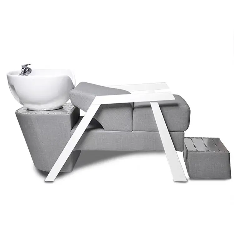 

！@Nordic Style Minimalist Washing Bed for Hair Salons, Flushing Bed, Barber Shop Chair, Salon Chair, Hair Cutting Stoo