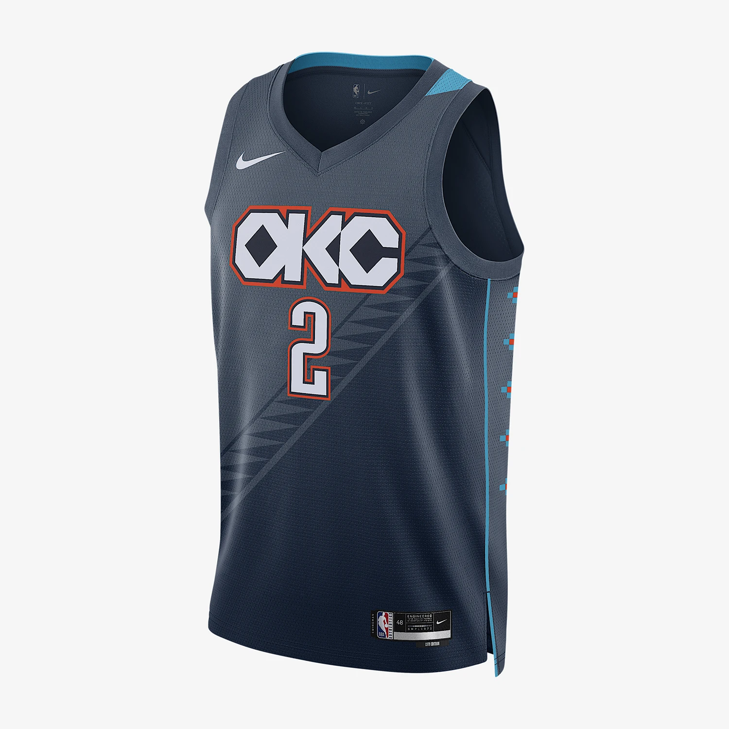 Nike genuine men's V-neck sleeveless basketball vest T-shirt HM5990-437