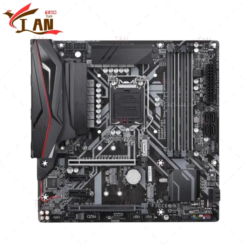 Para Gigabyte Z390 M placa base para juegos Z390 64GB LGA 1151 DDR4 compatible con 10. ° CPU Micro ATX placa base 100% probado envío rápido TT