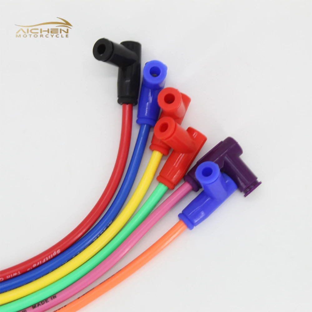 Off Road Vehicle Modification Parts Ignition Coil Cable Motorcycle High Performance Twin Spark Plug Lead Racing Ignition Coil