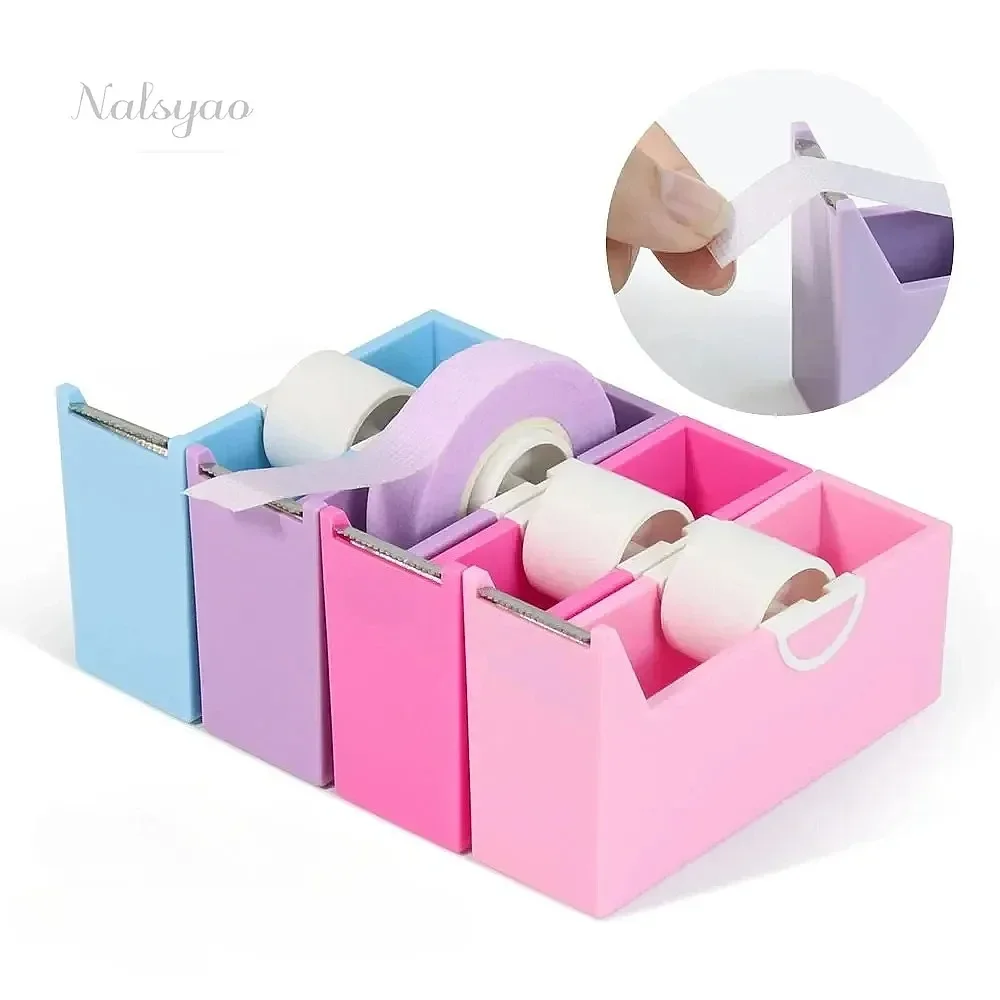 Eyelash Extension Tape Cutter Lash Adhesive Split Tool Rotating Cutting Grafting Lash Plastic Makeup Tool