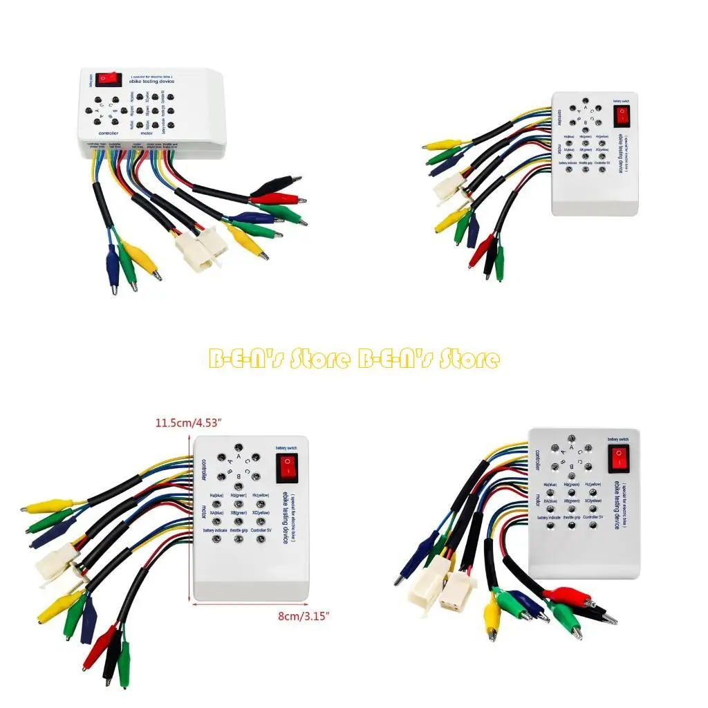 

Y1AD Brushless Electric Car Motor Tester Scooter Motors Controller E-Bike Detector with English Manual for DIY Automotive