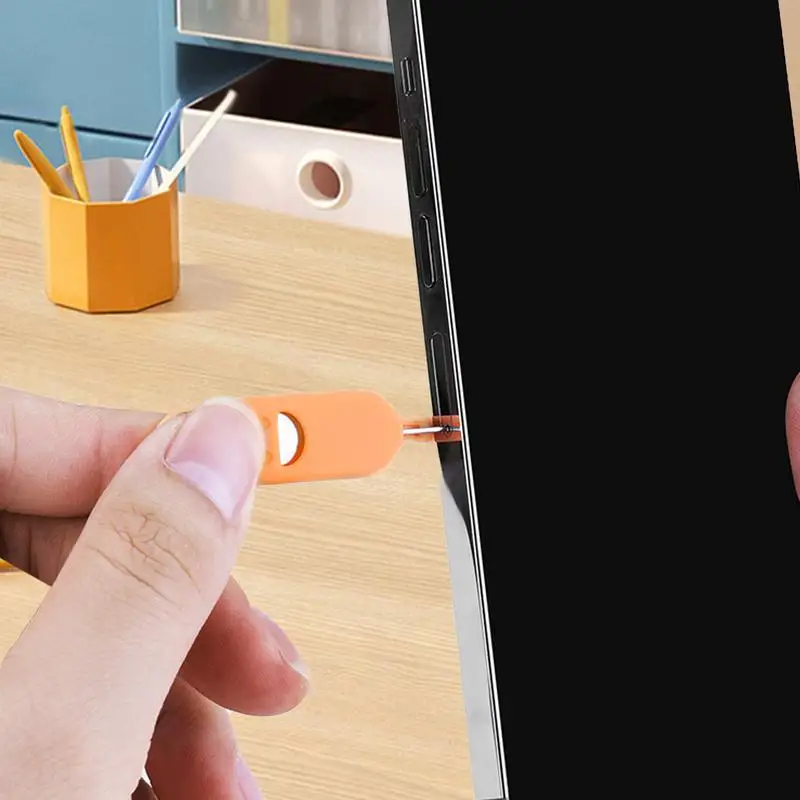 Card Eject Pin Needle Eject Pins Needle Opener Ejector Card Tray Opening Tool Mobile Phone Card Protector Ejector Pin Keychain