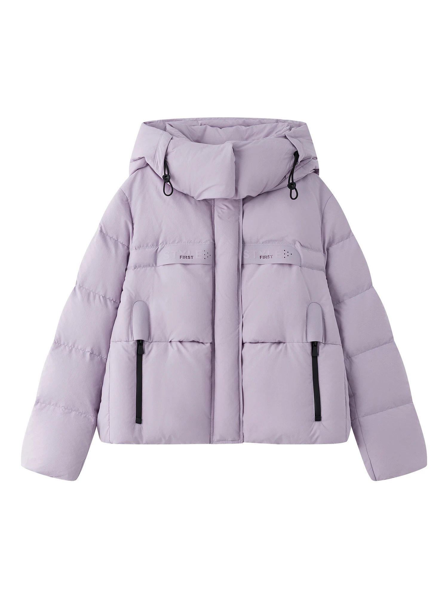 DUSHU 2025 Winter Dames Korte Pufferjas Met Capuchon Lichtgewicht Outdoor Donsjack Bomber Warme Thermische Isolatie Oversized