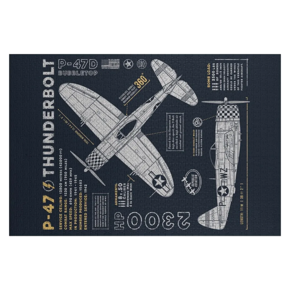 

Деревянный пазл P-47 Thunderbolt с фотографией, декоративные деревянные картины, деревянные пазлы для взрослых, детские игрушки-пазлы на заказ