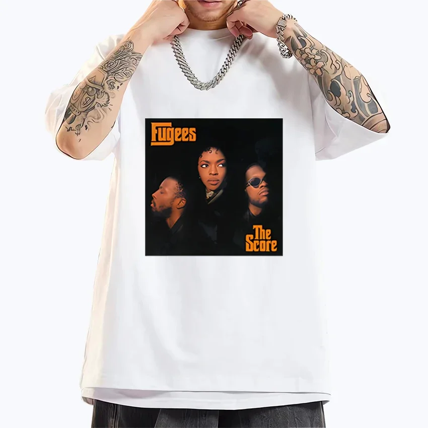 

2024 Rap Fugees Legendary Group Vintage 90s T shirt Summer classic Men Women Casual T-shirt Graphics short sleeve Cotton Tee