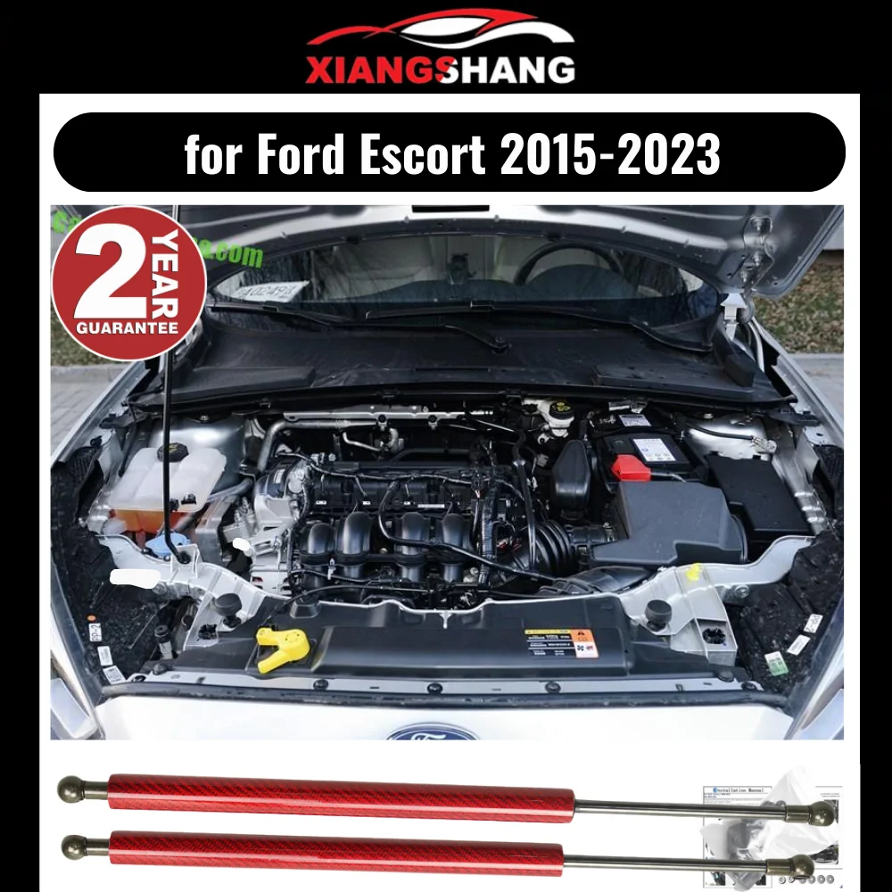 

Hood Damper for Ford Escort 2015-2023 Gas Strut Lift Support Front Bonnet Modify Gas Springs Shock Absorber