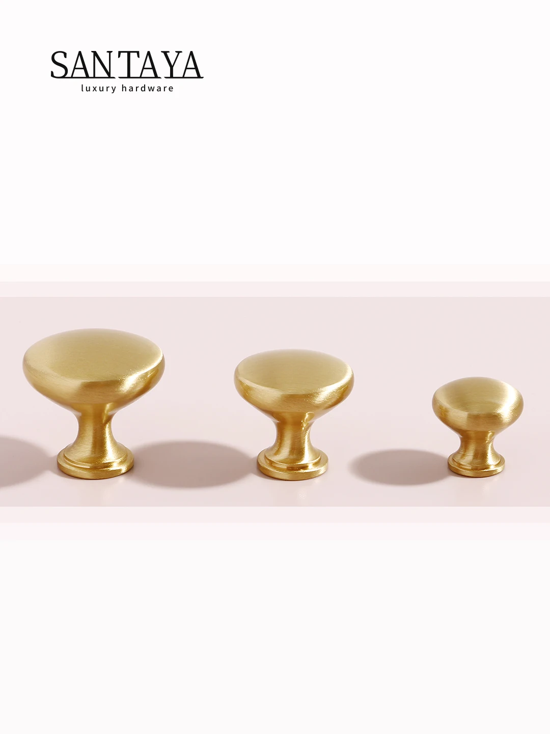 Santaya Messing Schublade Knöpfe Pilz Wolke Gold moderne minimalist ische Küchen schrank zieht solide Kommode Schuhkarton Möbel Griffe