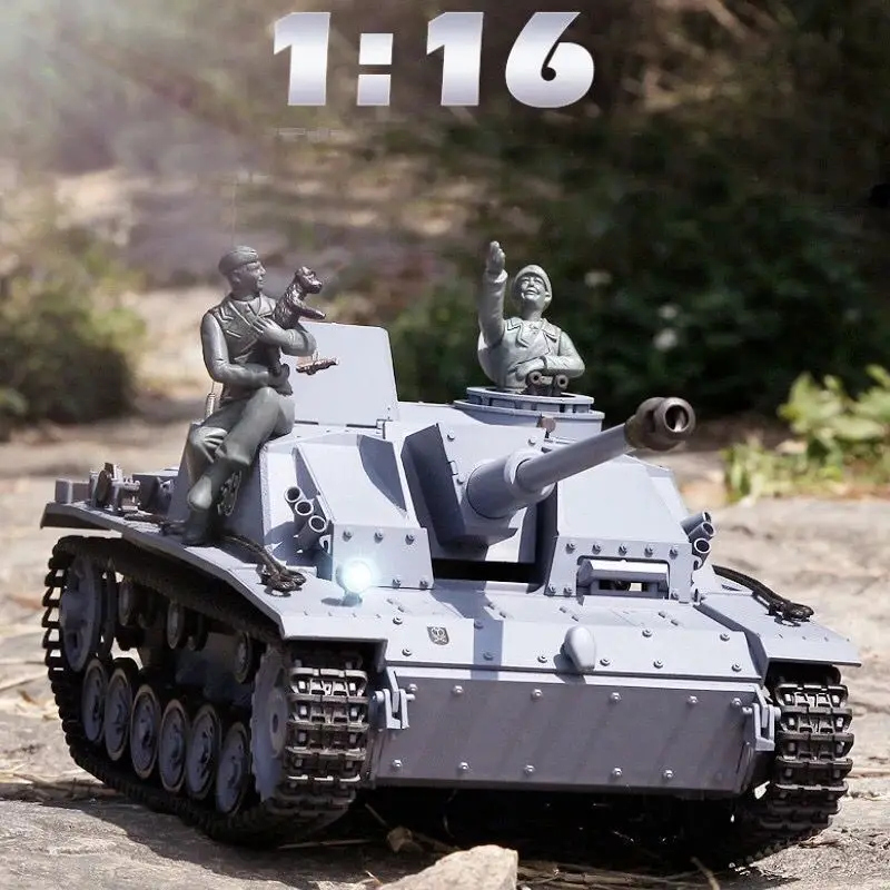 헝롱 독일 Panzer III F8 RC 탱크는 사실적인 성능과 내구성을 결합하여 흥미롭고 몰입감 있는 경험을 제공합니다.