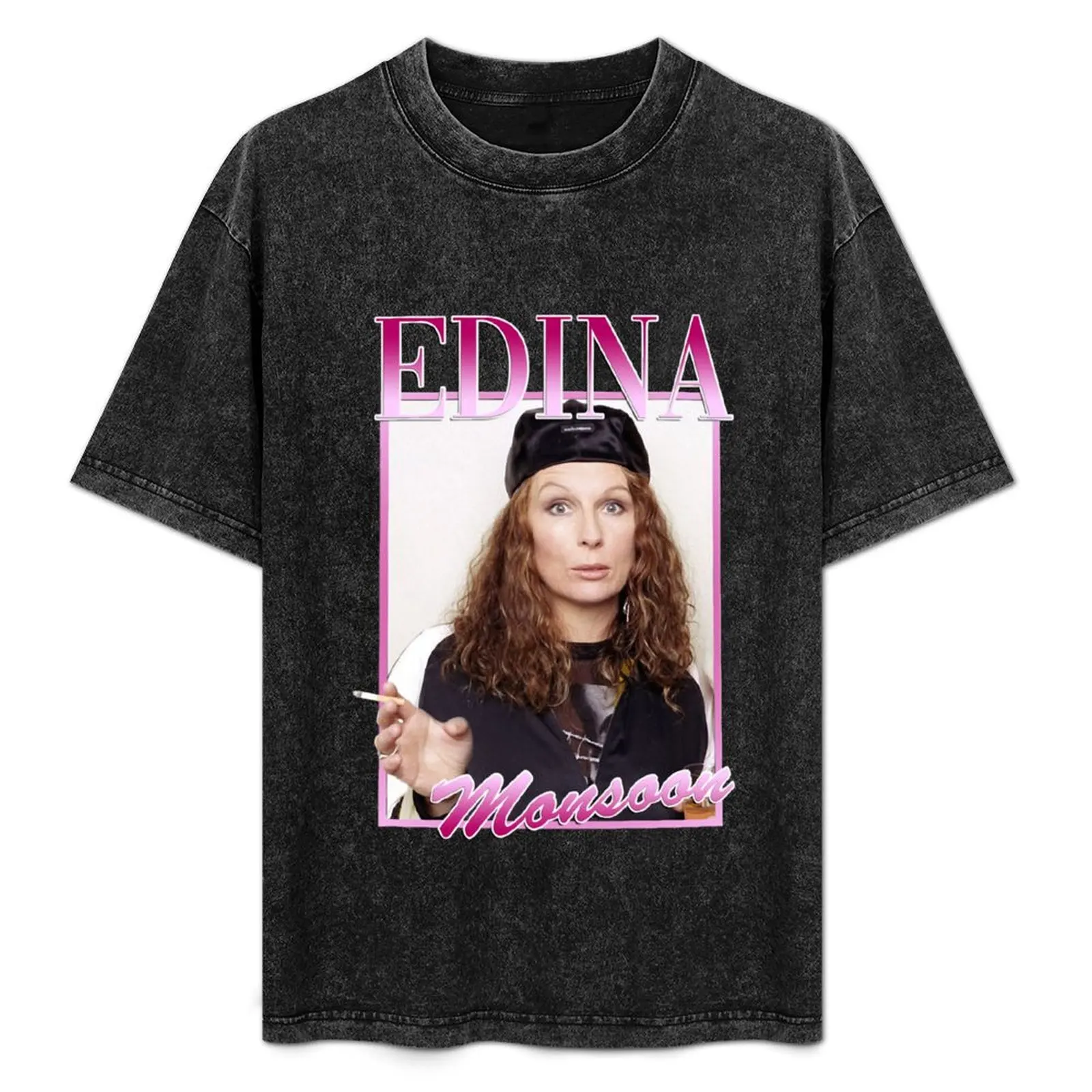 Special Present Absolutely Fabulous Edina Monsoon Ab Fab T-Shirt Holiday Casual Short Sleeve Top