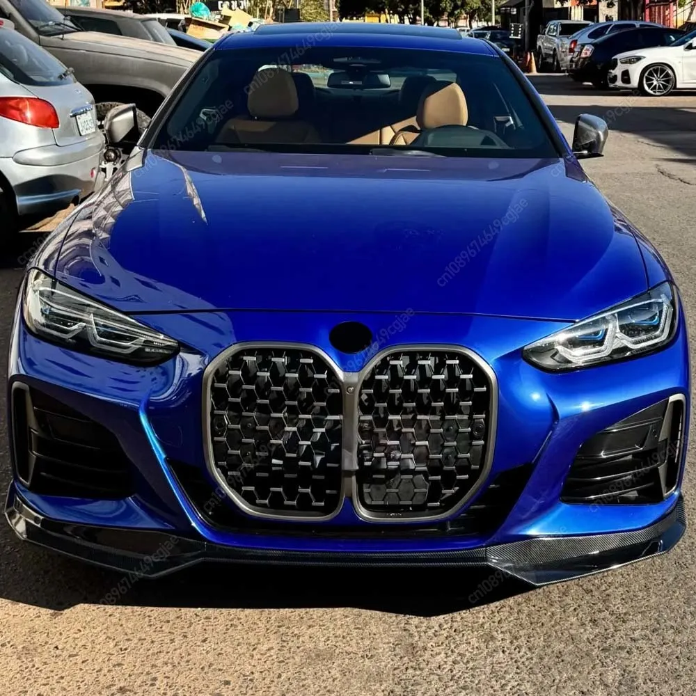 

Для BMW 4 серии G22 G23 2-дверный M440i M440d 430d 430i 2020-2024 автомобильный передний бампер сплиттер губ диффузор спойлер дефлектор Bodykit