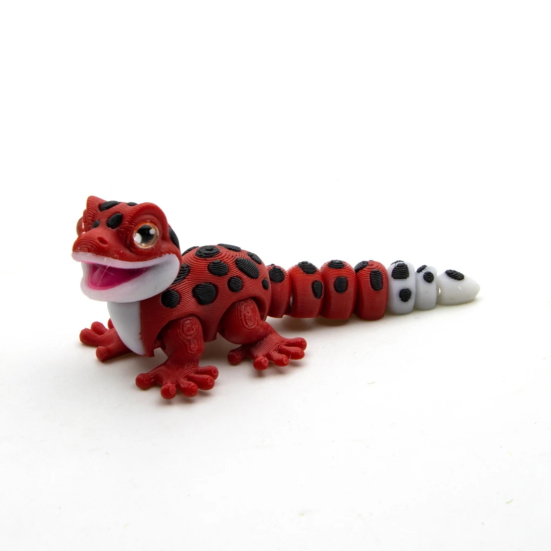 New 3D Printing Multi- Colour Small Gecko Toy Model Simulation Reptile Cute Gecko Office Desktop Small Ornaments Toy Gifts