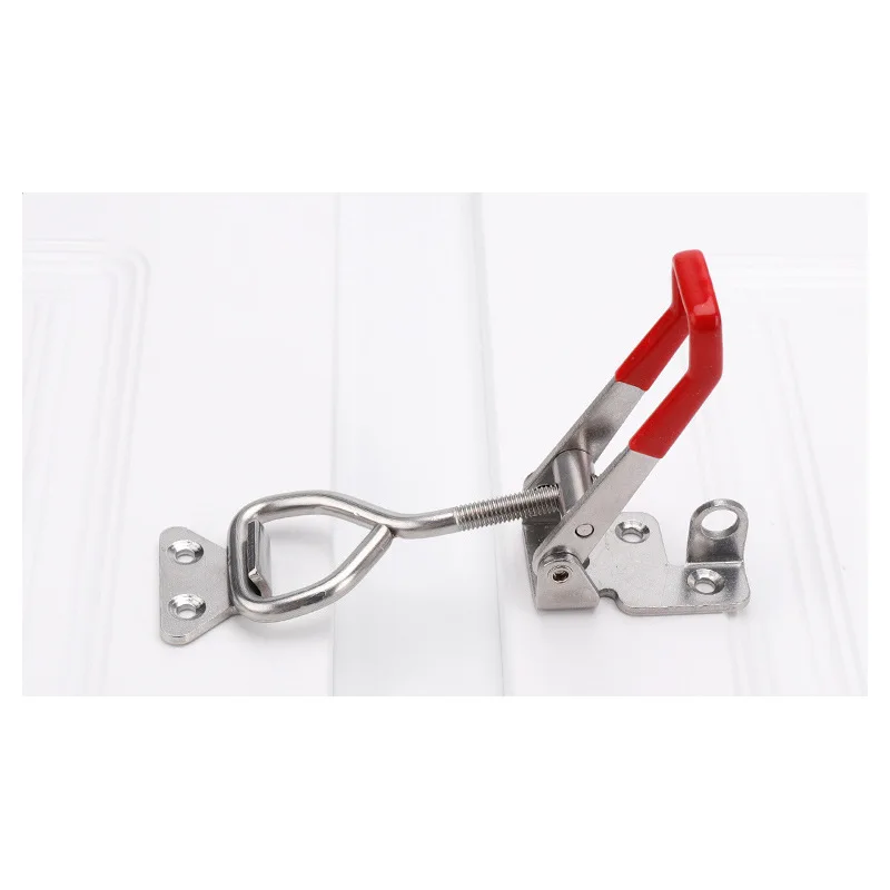 2/4/6/8 Pcs Adjustable Quick Release Clamp Anti-Slip Push Pull Toggle Clamp Toolbox Case Metal Toggle Latch Catch Clasp Tools