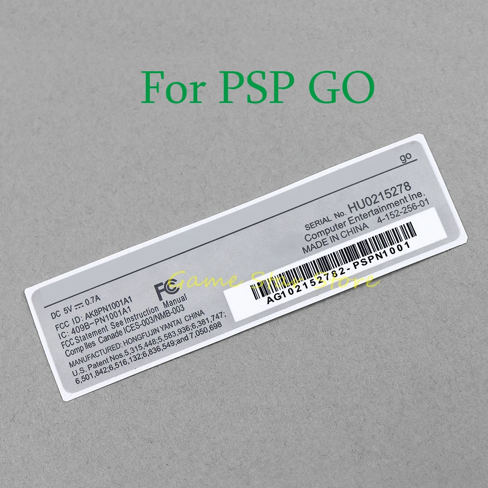 

500 шт. задняя крышка корпуса наклейка для игровой консоли PSP GO