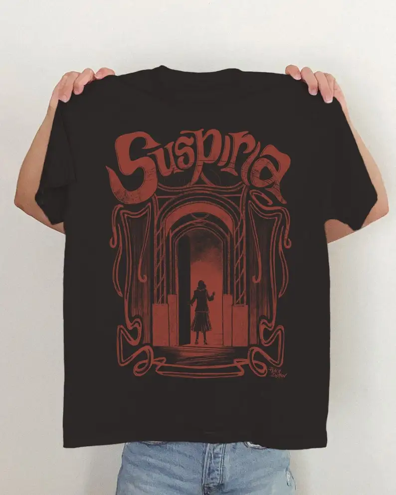 Suspiria T-shirt Oversized Unisex Streetwear Trendy Cotton Fashion Street Casual Classic Loose hot product Comfortable Couples
