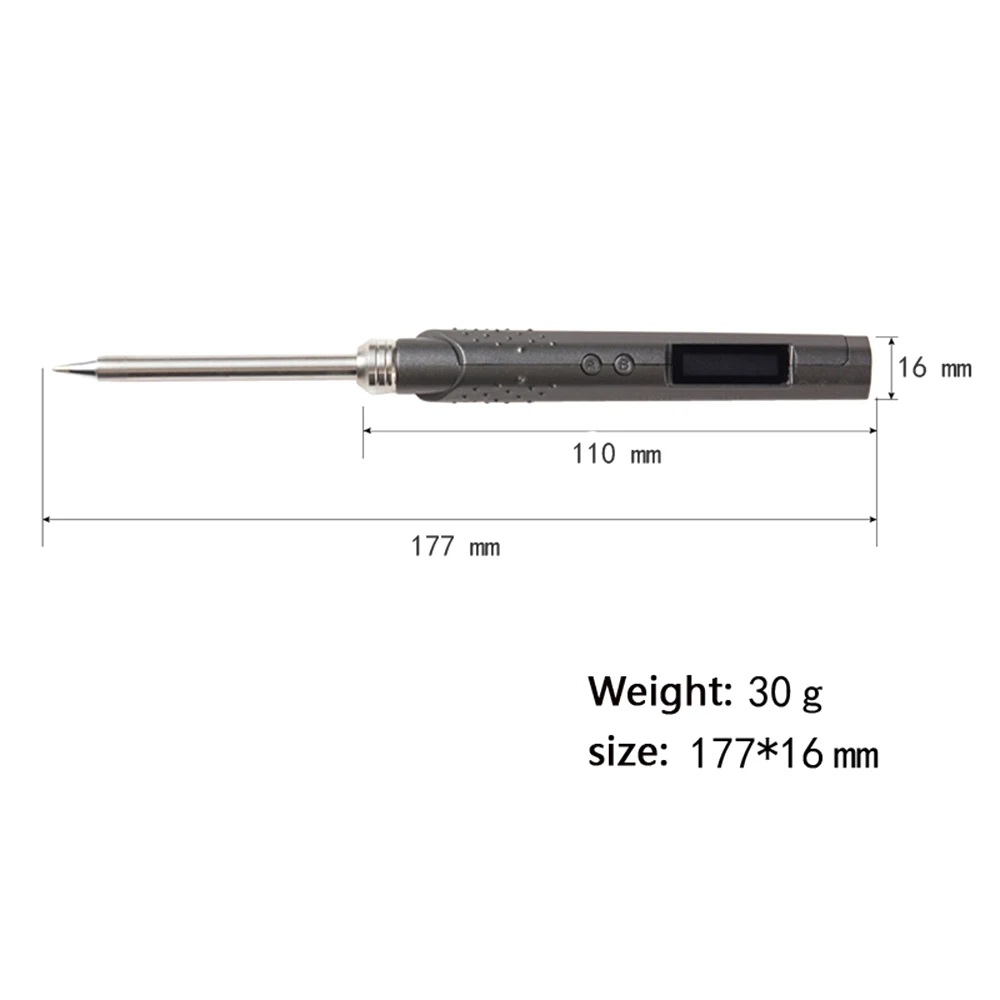 SH73 Smart soldering iron 65W DC12-24V high-power 100-400℃ rapid heating Adjustable Soldering Iron