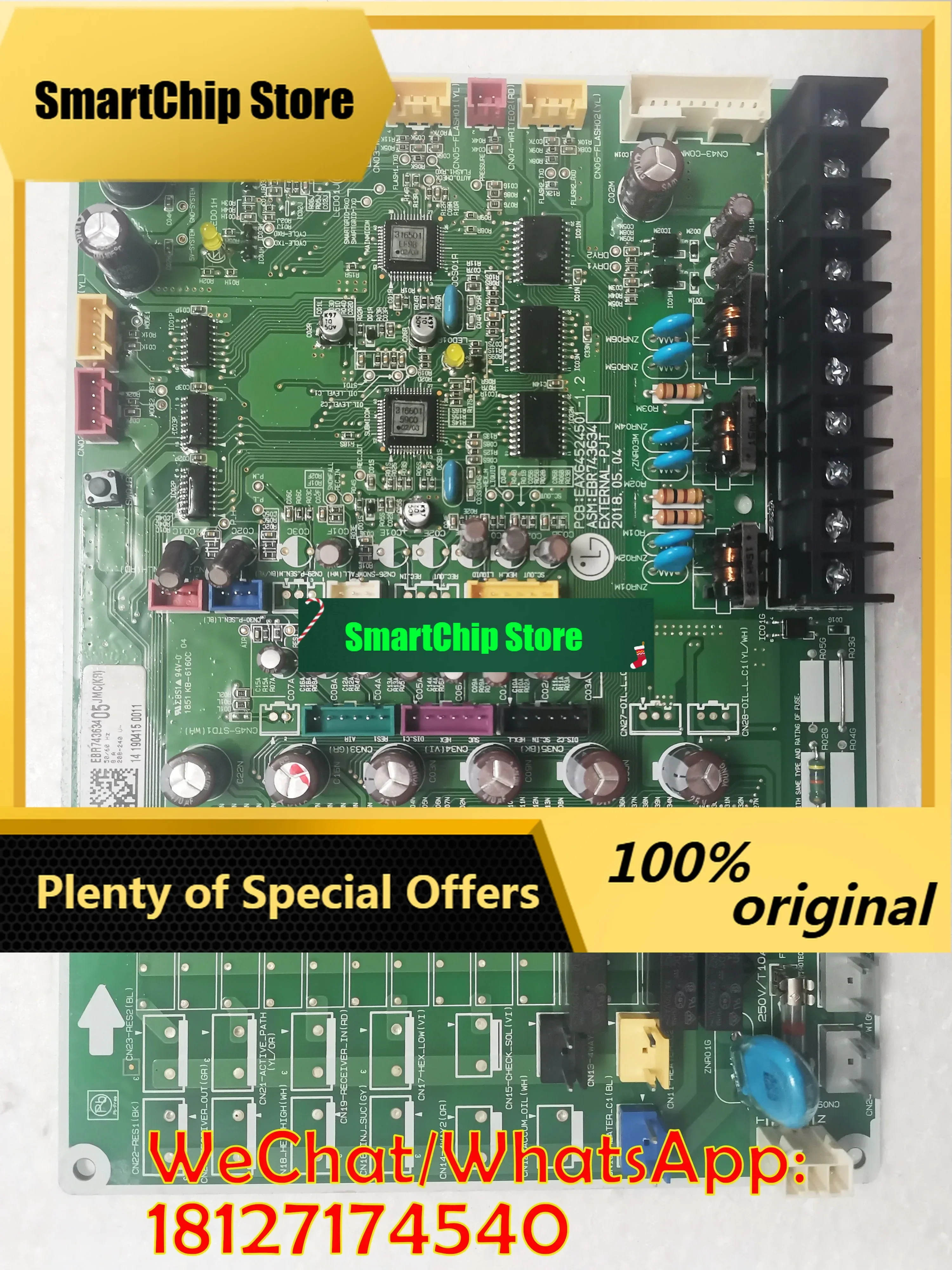 SmCpBrand New Suitable For Central Air Conditioning Communication Module EBR74363405 EBR743634 EAX64524501-1.2 Circuit Board